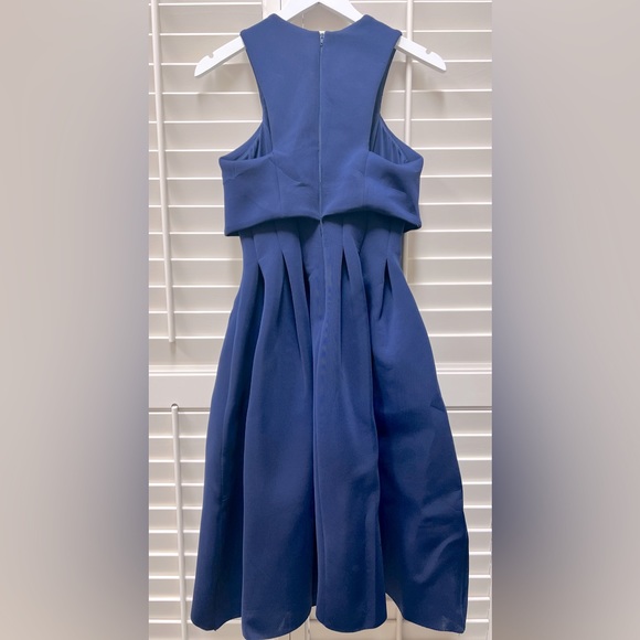 Royal Blue Scuba Dress - Picture 3 of 5